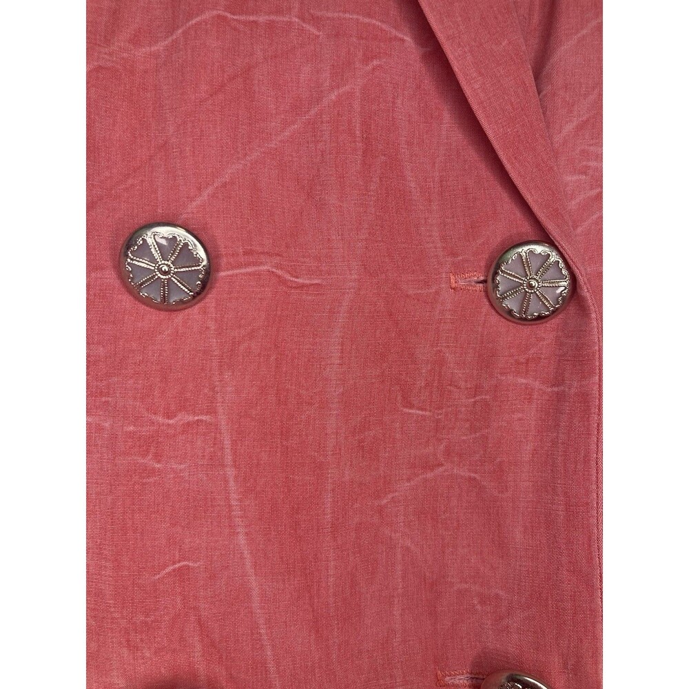 80s Sheri Martin Womens 14 Pant Suit Skorts 2 Piece Rose Pink Y2K Friends Office - Picture 4 of 13